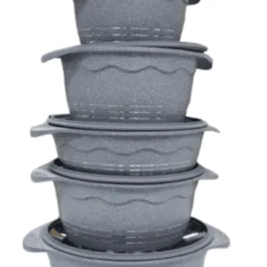 OSFÉ 9-Piece Aluminum Cookware Set with Pumpkin-Shaped Lids