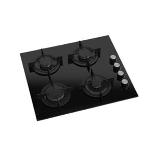 MAXI 6060 T-840 60*60 CM4 Burner , Table Top Gas Cooker,Auto Ignition ,Black