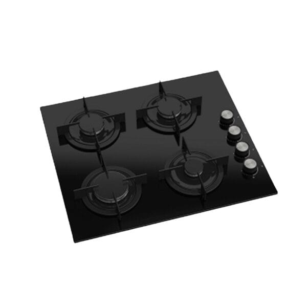 MAXI 6060 T-840 60*60 CM4 Burner , Table Top Gas Cooker,Auto Ignition ,Black