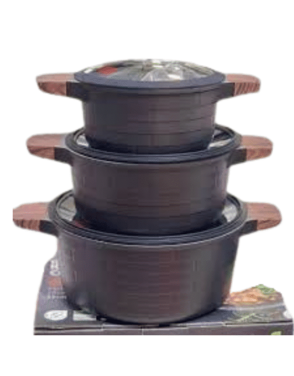 3pcs Non-Stick Pot Set