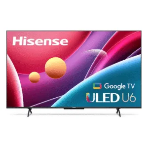 Hisense 65-Inch ULED Mini-LED Pro+ 4K Smart TV | Quantum Dot, 144Hz Game Mode Pro, Dolby Vision IQ Model - TV65U6Q