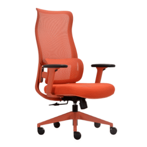 High-Back Mesh Ergonomic Office Chair – Orange | Model – LN06-OR