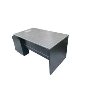 Executive Wooden Office Desk with Side Storage