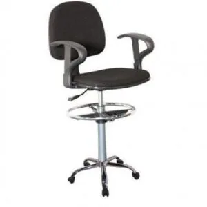 Toll free Drafting Stool - Black - Em