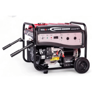 MAXI Generator – 5KW / 6.2KVA, 100% Copper, Electric Start with Wheels and Handles | Model –  EK50