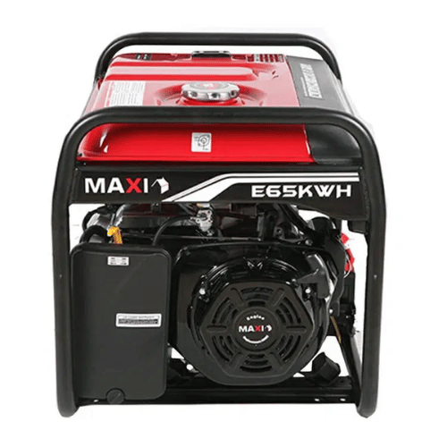 MAXI Generator – 6.5KW / 8.1KVA, 100% Copper, Electric Start with Wheels and Handles | Model – EK65 - Image 2
