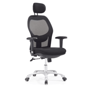 Office Swivel Chair – Black Comfortable Fabric Ergonomic Design | Model – SK309A